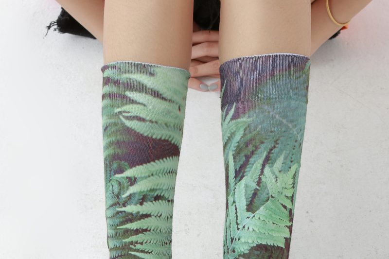 Fern print socks - Image 3