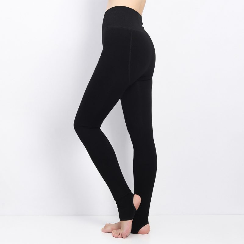 Bare legs artifact autumn and winter women's thickened fat warm pants slim high waist pants women's single pants fat mm comfortable bottoming - Image 3