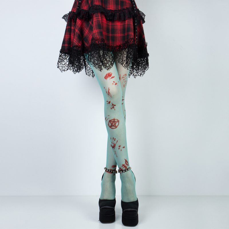 Vampire zombie blood stain nun costume Halloween costume cos costume play bloody zombie repair stockings - Image 3