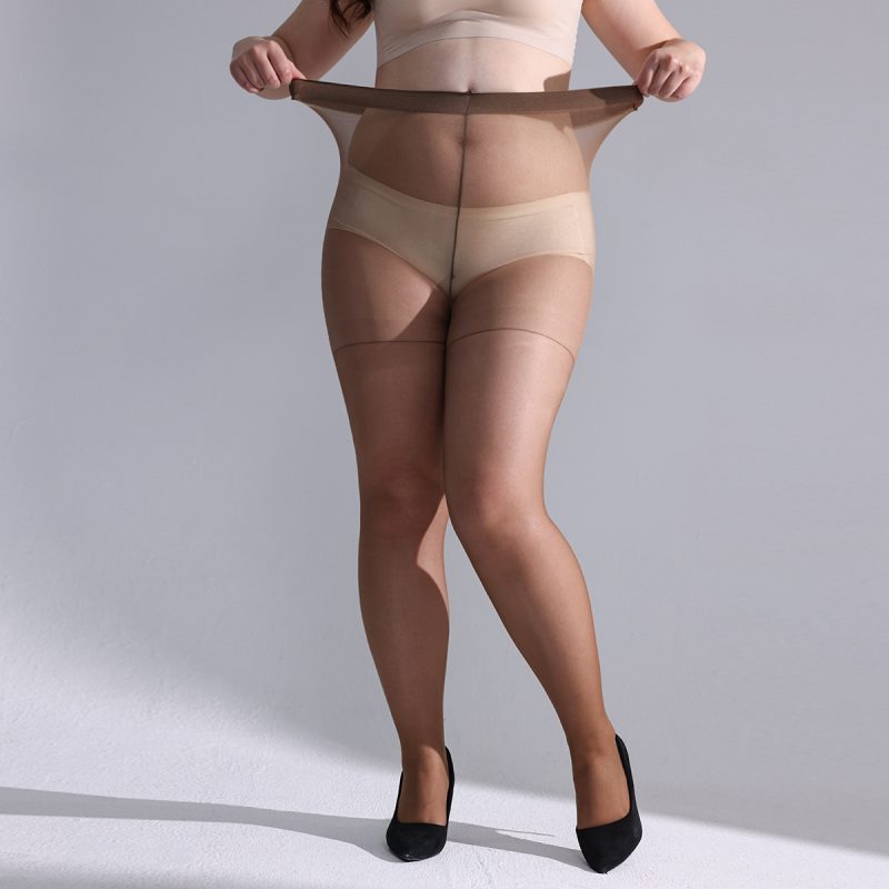 Invisible stockings women summer ultra-thin anti-snagging no-drop coffee sexy bare leg artifact pantyhose - Image 3