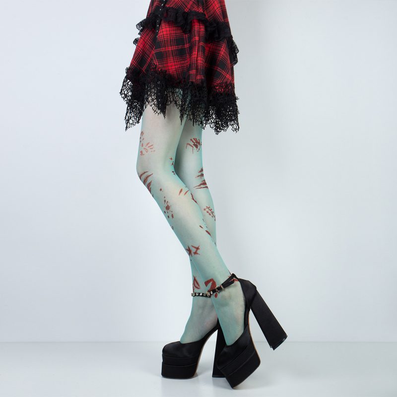 Vampire zombie blood stain nun costume Halloween costume cos costume play bloody zombie repair stockings - Image 4