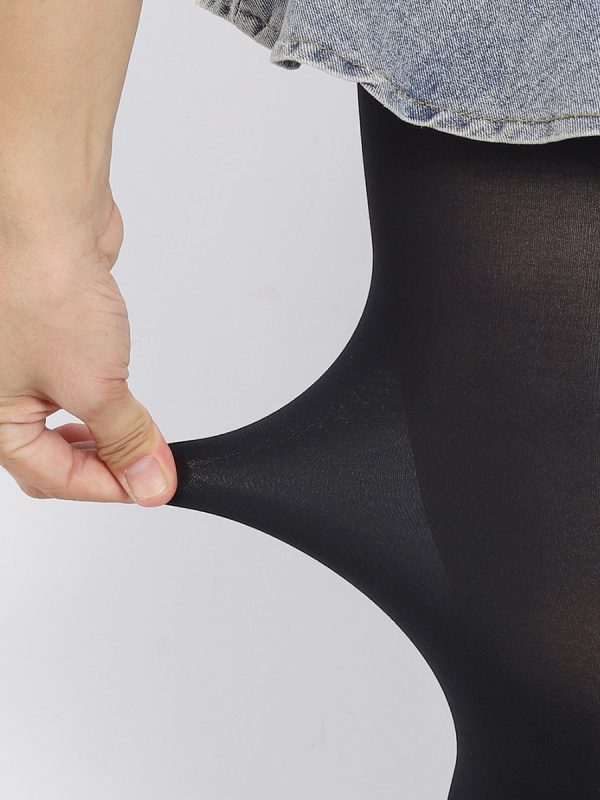 Fashion stockings flocked star letter black stockings sexy beautiful legs bottoming socks sexy no drop crotch romper long stockings