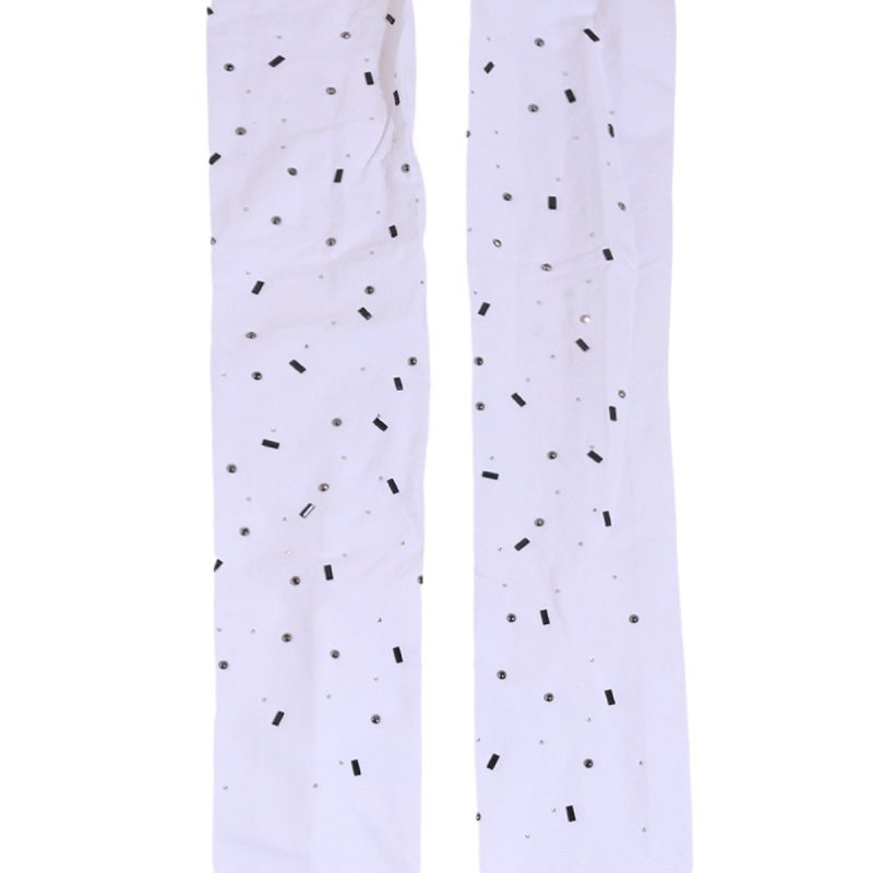 Short stockings, special-shaped diamond pantyhose, women's anti-snagging, free-cut, hot diamonds, sexy bottoming stockings with feet and diamonds - Image 4
