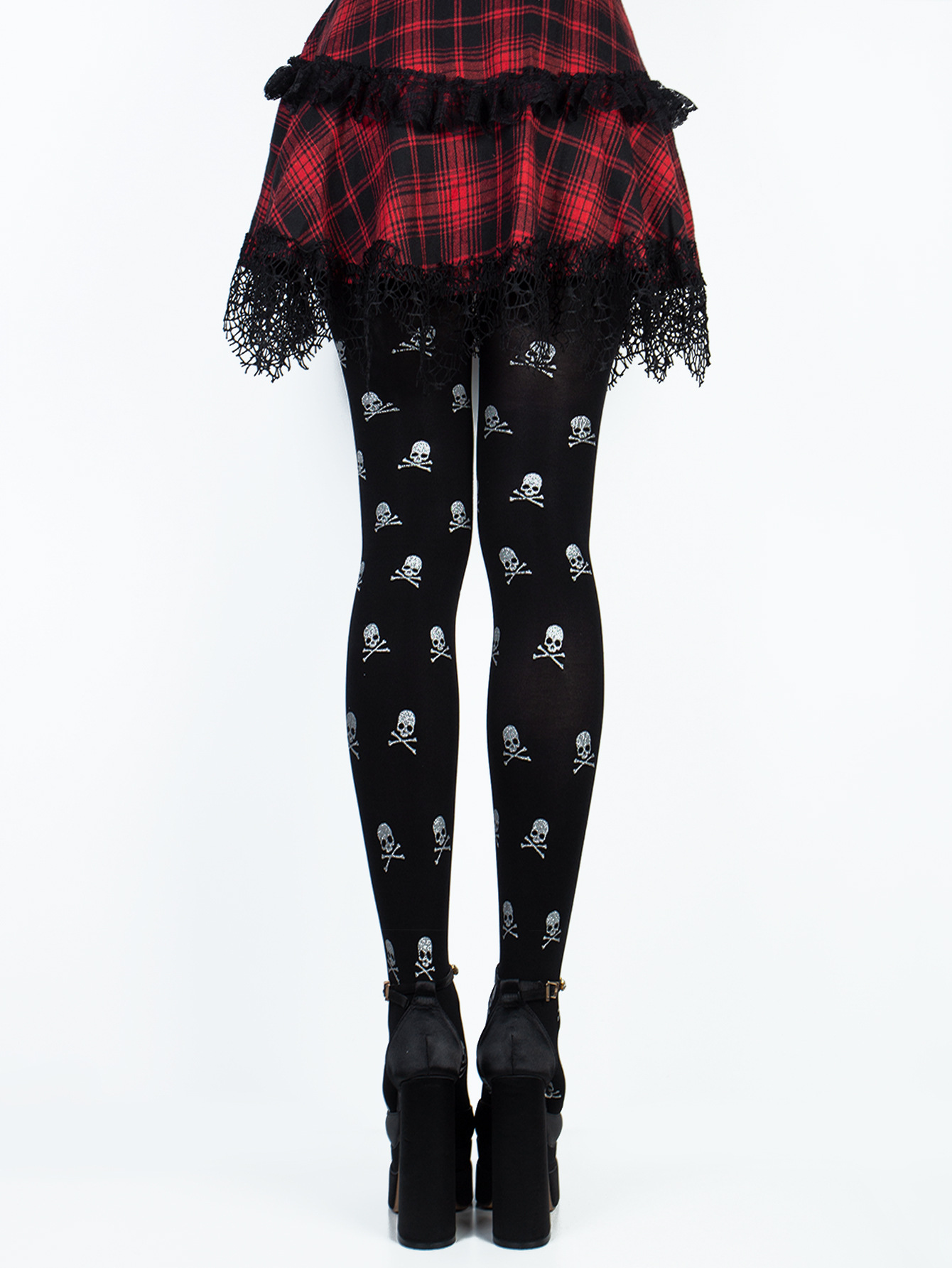 Sexy Skull Halloween Pantyhose - Costume Party Stockings