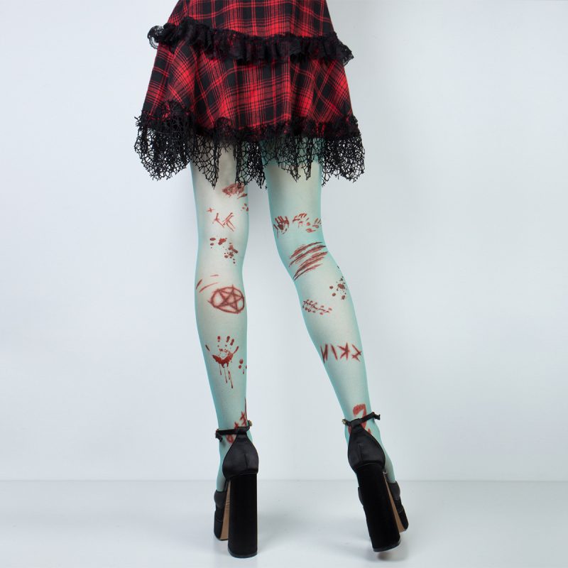 Vampire zombie blood stain nun costume Halloween costume cos costume play bloody zombie repair stockings - Image 5