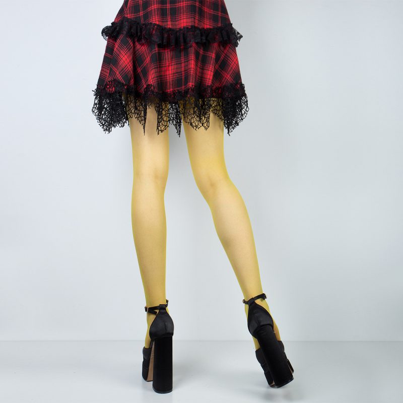 Bare leg artifact autumn and winter cross-border European and American pantyhose printed black Halloween party red blood pantyhose - Image 5