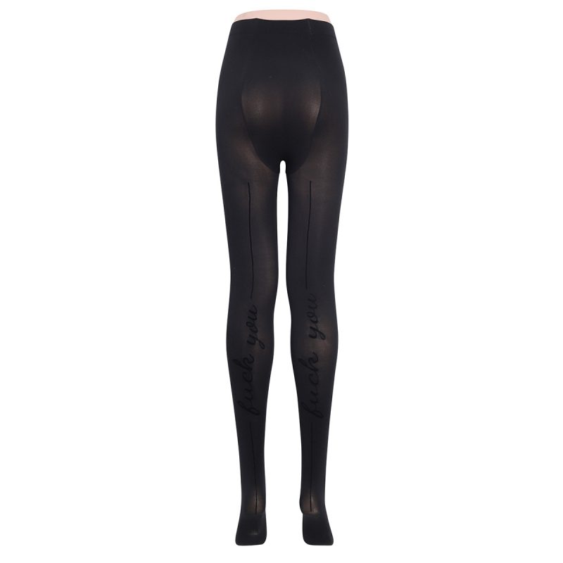 Stockings new internet celebrity black flocking stockings women summer pantyhose sexy anti-snagging ins stockings black stockings - Image 7