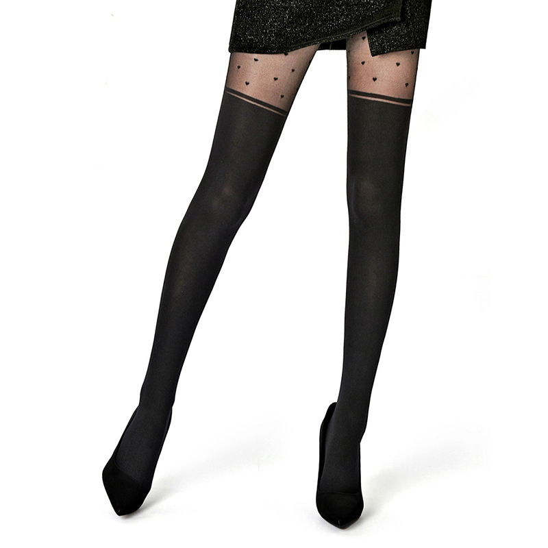 Sexy Black Heart & Pineapple Stockings - Women's Pantyhose & Socks - Image 7