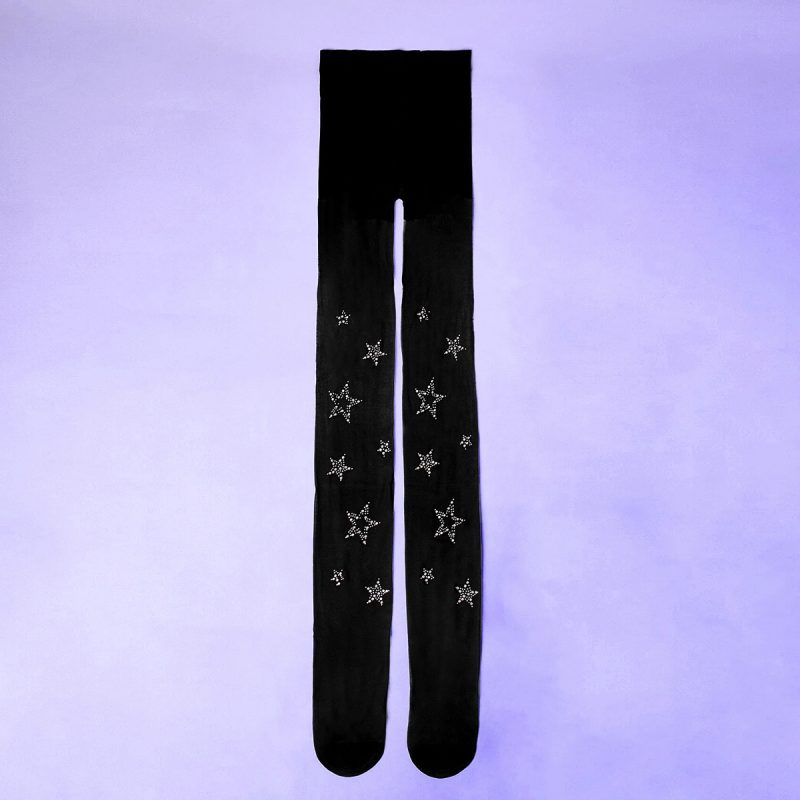 Black stockings butterfly hot diamond arbitrary cut trend sexy diamond stockings - Image 8