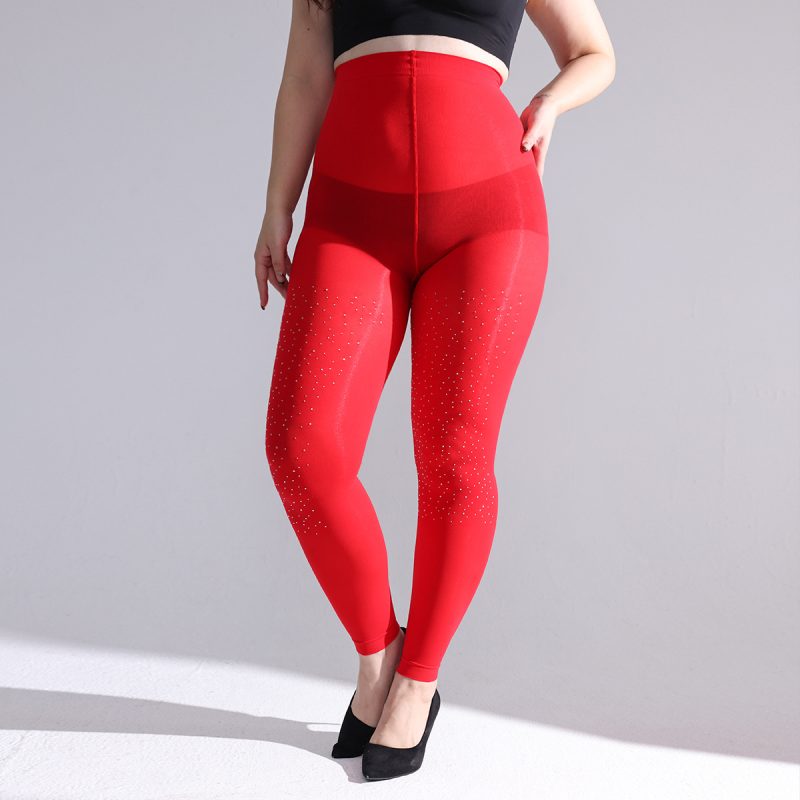 Autumn and winter women's nine-point leggings slimming abdomen high elasticity slimming shaping pants - Image 9