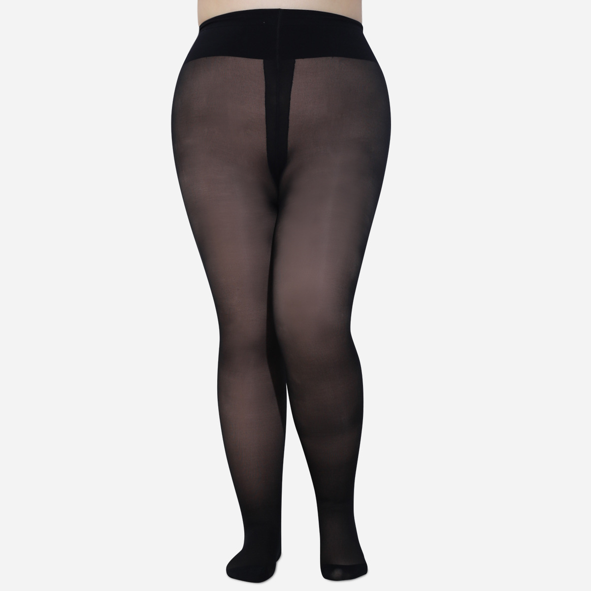 Large size pantyhose leggings plus fat plus fat women's stockings button pantyhose