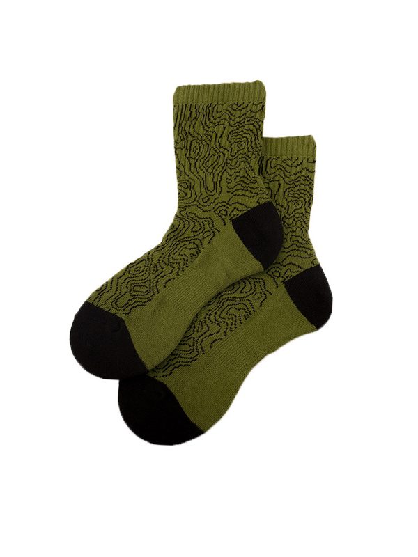 Spot spring and summer new sports socks fashion color matching retro tide socks literary style Korean fashion brand street skateboard socks