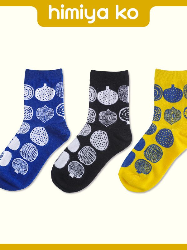 [Clearance benefits] Designer's opposite color fruit cartoon fashion personality cotton men's SOCKS women's SOCKS SOCKS SOCKS