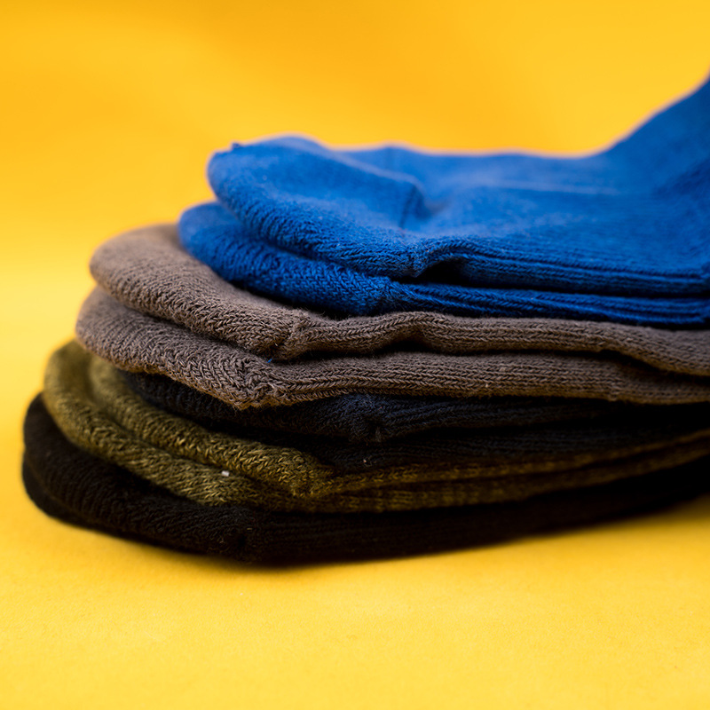 Men's Cotton Boat Socks: Japanese Terry Yoga Running Socks for Spring Summer - Image 4