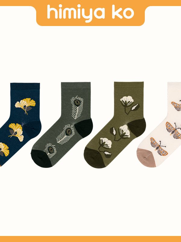 Socks women's short socks autumn and winter New style short socks series fashion personality women's socks original illustration lovers socks