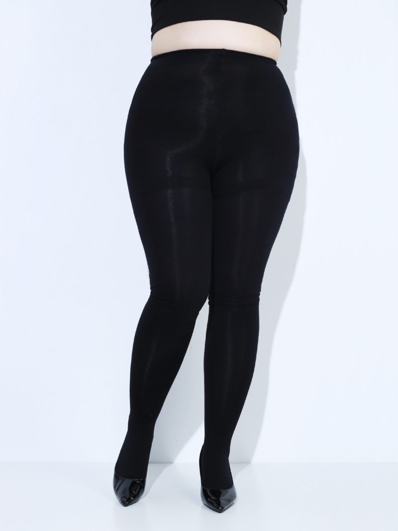 Fashion new high waist Leggings black velvet pantyhose female sexy large size socks solid color stockings - Image 3