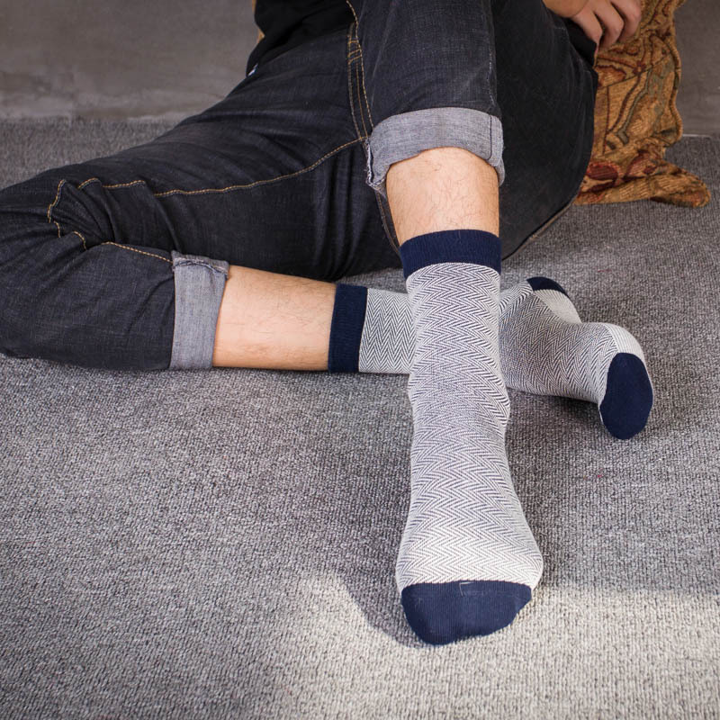 Men's Japanese Cotton Socks: Retro Ethnic Harajuku Fashion