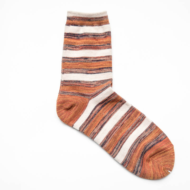 Men's Striped Cotton Socks: Japanese Autumn Winter Long Socks - Image 9