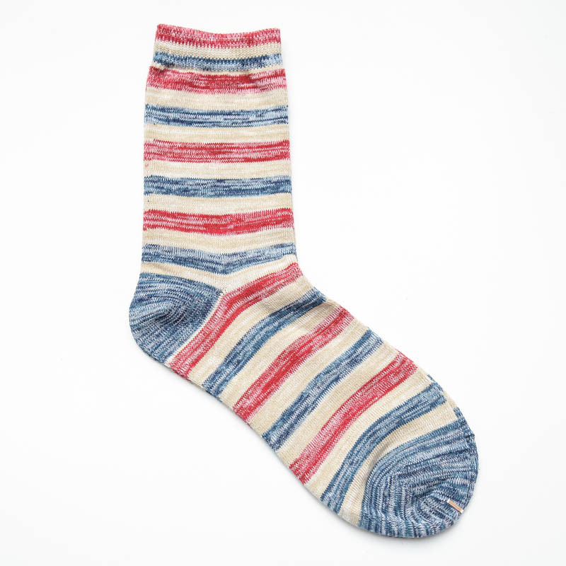 Men's Striped Cotton Socks: Japanese Autumn Winter Long Socks - Image 7
