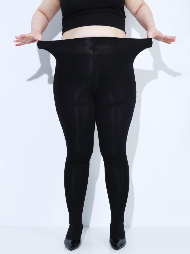 Fashion new high waist Leggings black velvet pantyhose female sexy large size socks solid color stockings - Image 5