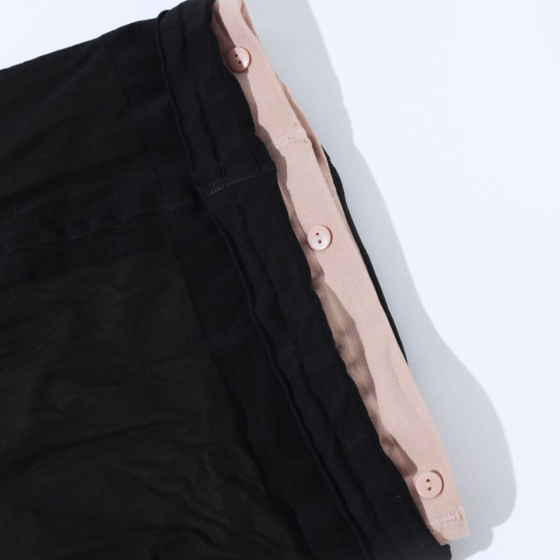Fashion black silk bare legs artifact women's black skin-transparent pantyhose plus length fake transparent autumn and winter plus velvet thickened leggings - Image 5