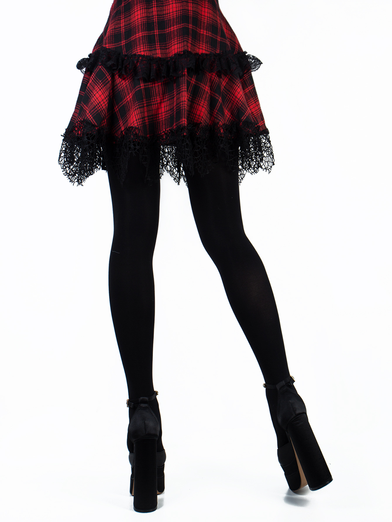 Halloween pantyhose sexy black skull print party bottom masquerade costume stockings - Image 5