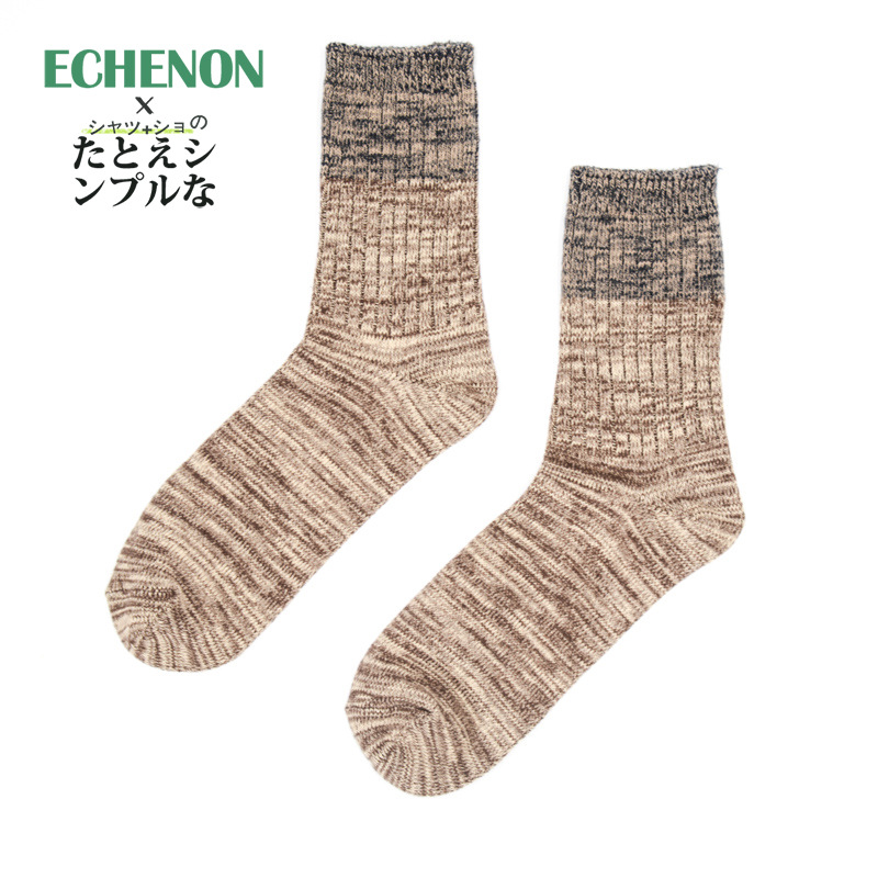Men's Retro Ethnic Socks: Thick Cotton Harajuku Winter Style - Image 6