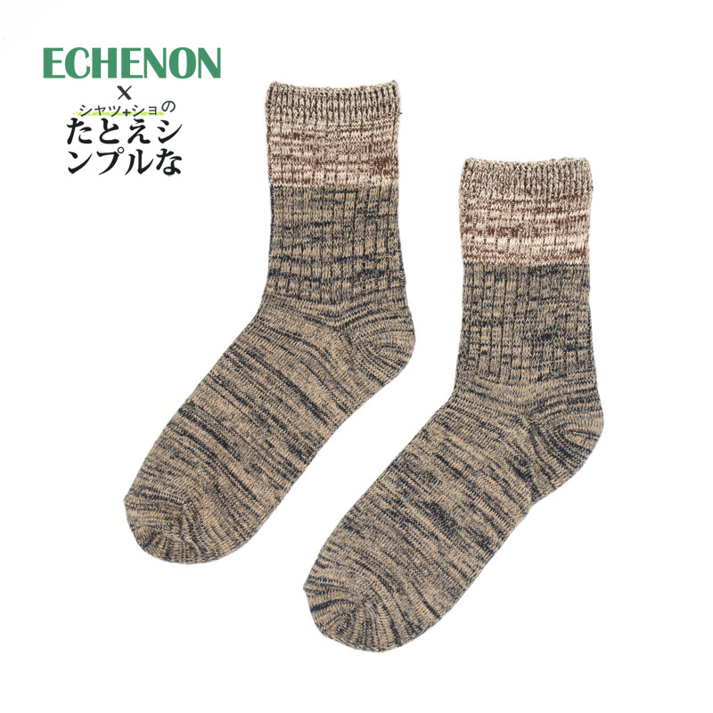 Men's Retro Ethnic Socks: Thick Cotton Harajuku Winter Style - Image 7