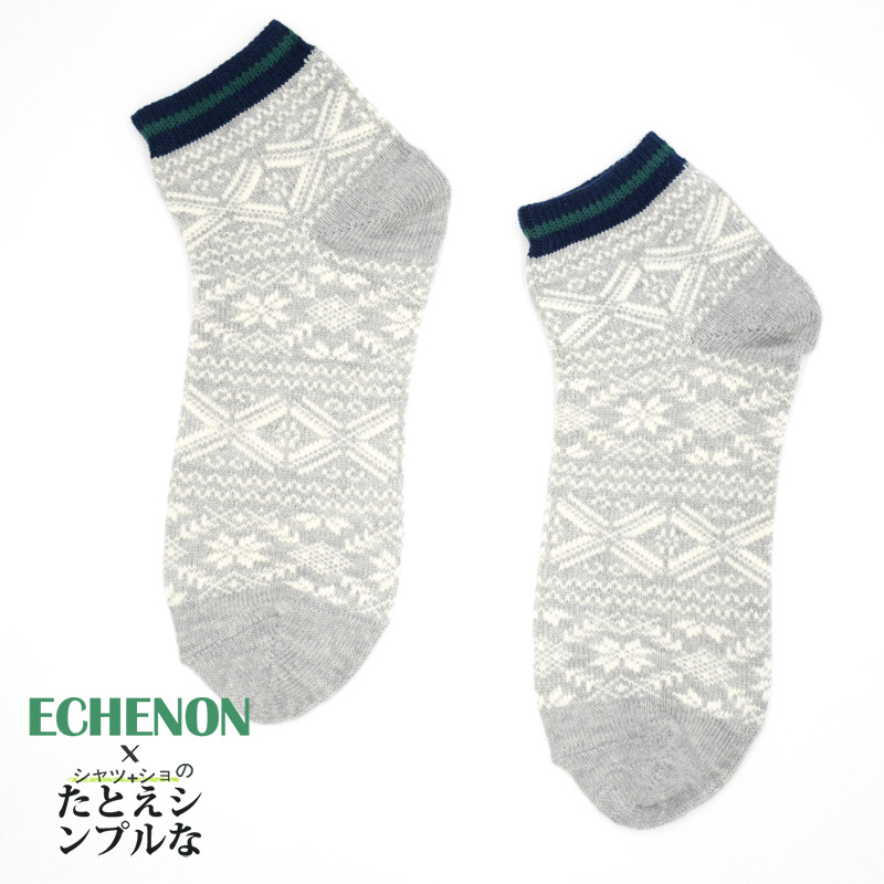 Men's Retro Ethnic Socks: Thick Cotton Harajuku Style for Fall & Winter - Image 4