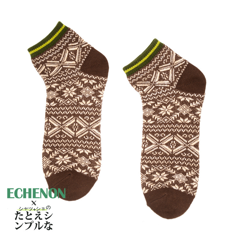 Men's Retro Ethnic Socks: Thick Cotton Harajuku Style for Fall & Winter - Image 10