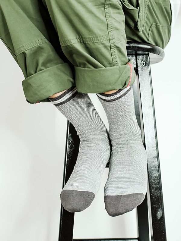 Autumn and winter trendy men's socks  hand-stitched 176-stitched retro socks ethnic Japanese mid-tube socks