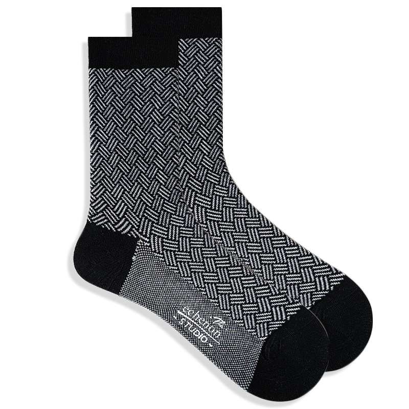 ECENON Men's Mercerized Cotton Business Socks - Premium Mid-Calf Dress Socks - Image 8