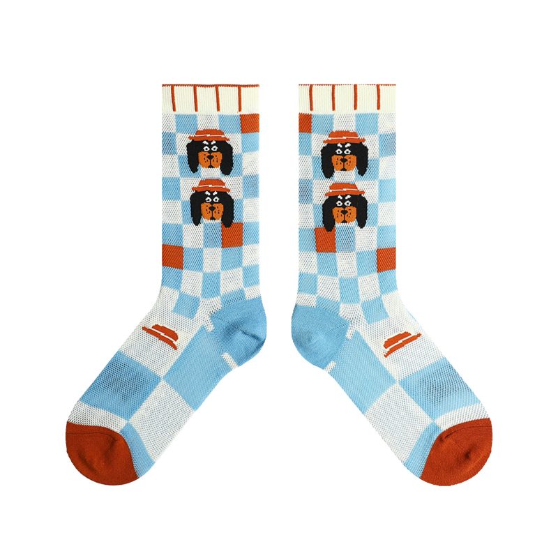 Spring and Summer new colorful striped socks women's Japanese all-match mid-calf length socks student street fashion trendy cotton socks - Image 8