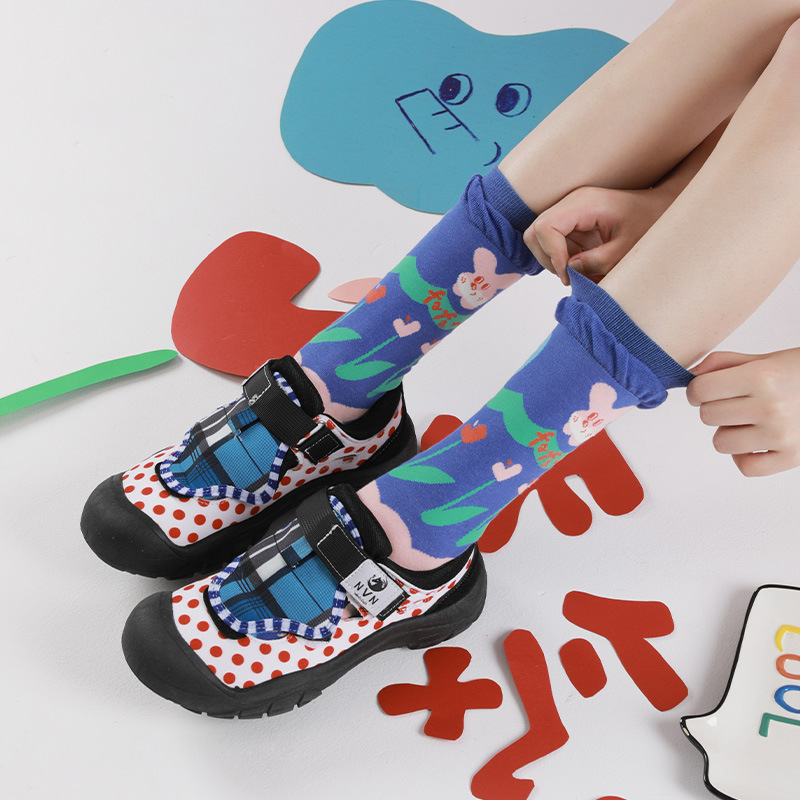 Himiya Rabbit Socks: Cute Korean Style Women's Ankle Socks - Image 4