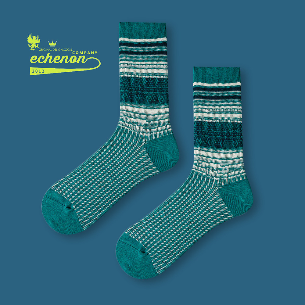 Vintage Ethnic Cityboy Socks: Men's Cotton Mid-Calf Autumn Winter - Image 10