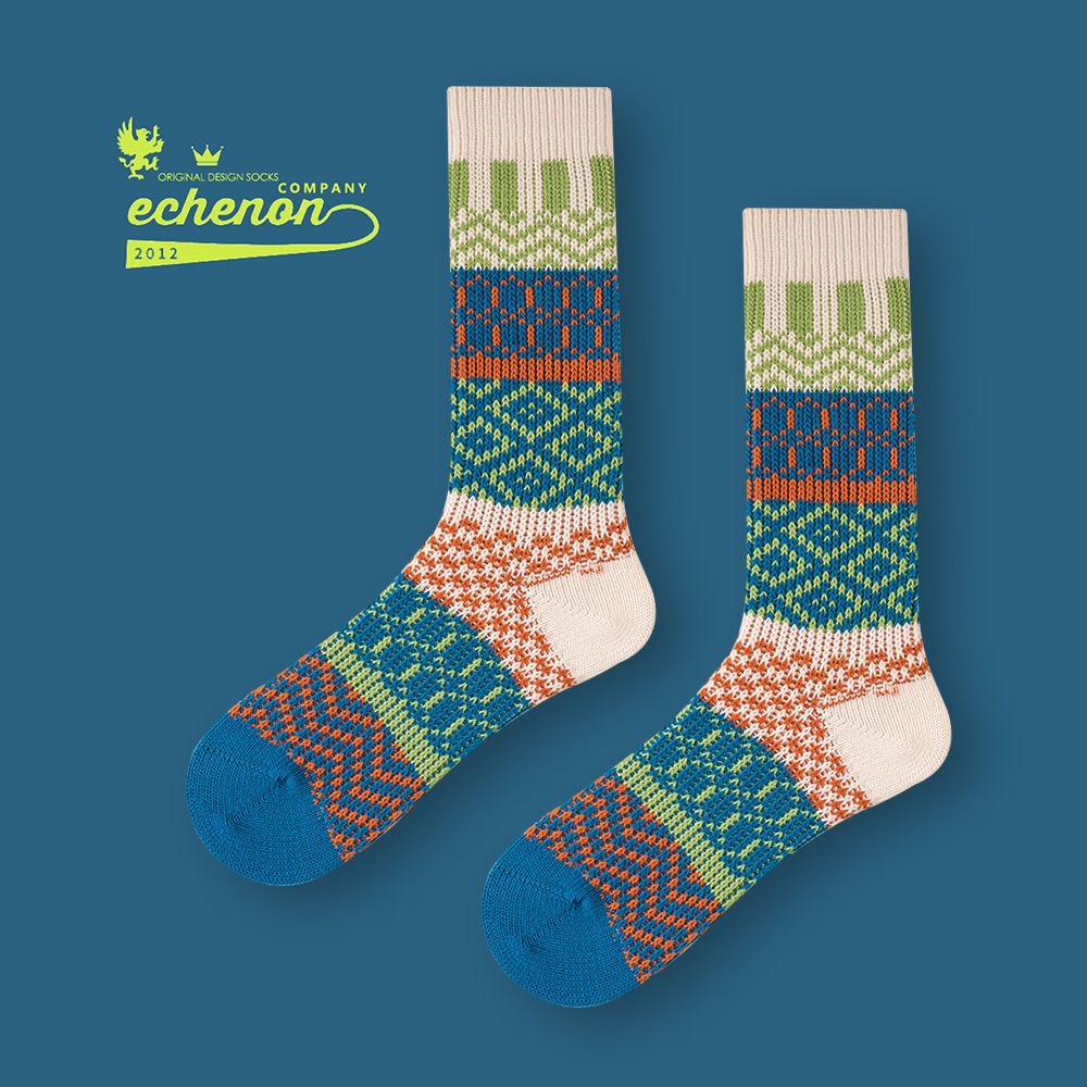 Men's Thick Knit Socks: Ameikaji Fall Winter Fashion - Image 10