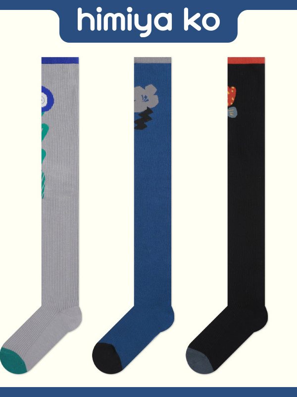 Spring new women's over the knee socks original brand Japanese sweet cute student thigh socks combed cotton socks