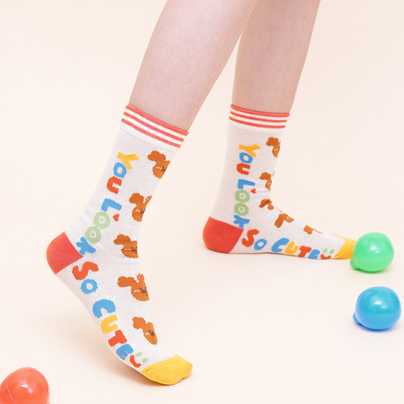 2025 Summer Kids Socks: Cute Cartoon Mesh Cotton Socks for Girls - Image 3