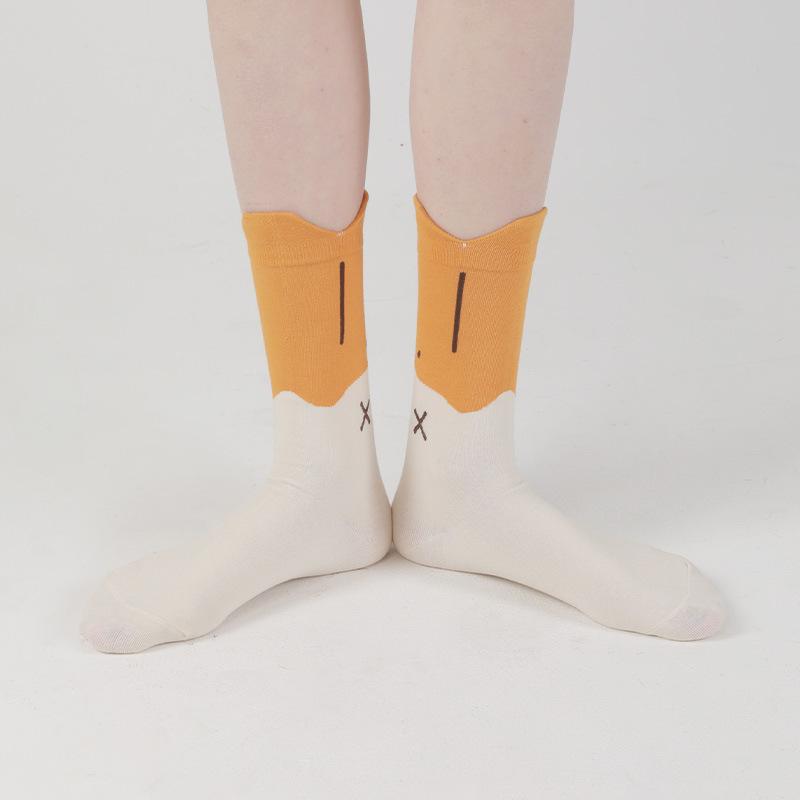 Duck Socks: 2025 Autumn Women's Cute Xinjiang Cotton Mid-Tube Socks - Image 2