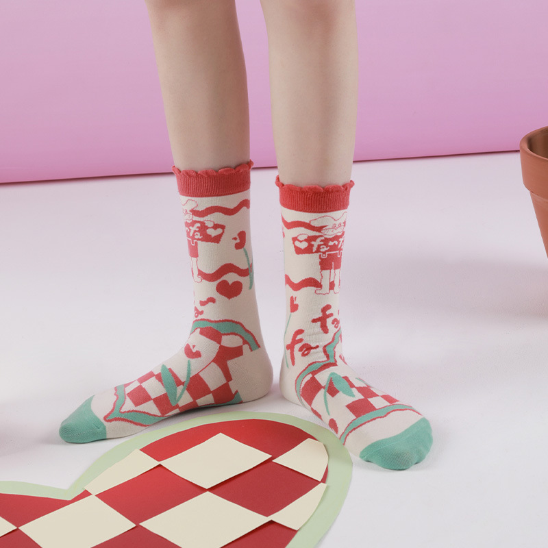 Himiya Rabbit Socks: Cute Korean Style Women's Ankle Socks - Image 2