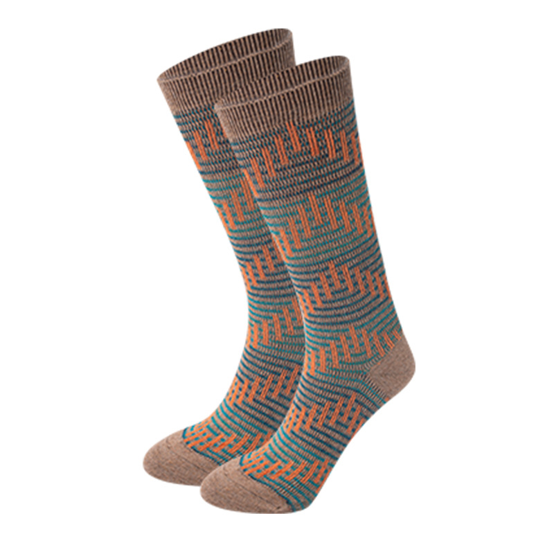 Retro Trendy American Socks: Autumn Winter Combed Cotton Mid-Tube for Men & Women - Image 7