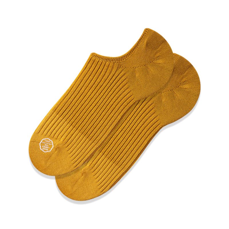 Spring and summer new socks men's 176 double needle boneless Japanese solid color simple boat Socks silicone socks - Image 7