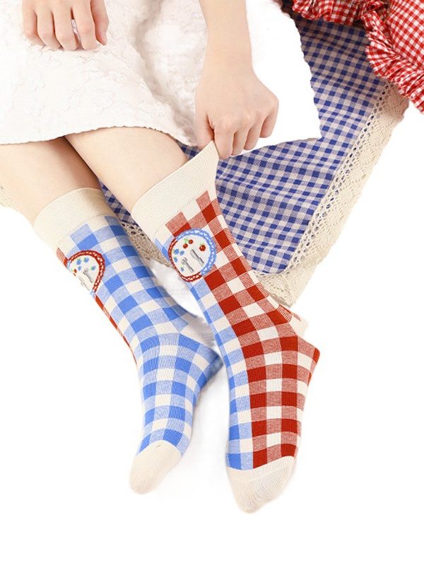 himiya ko South Korea socks autumn and winter sweet cute lace socks Japanese college style stockings women wholesale mid-calf