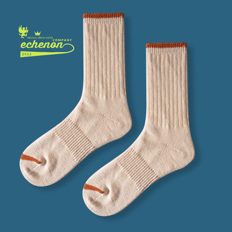 Autumn and Winter Japanese heavy industry 80g + thick combed cotton men's and women's socks fashion brand retro combed cotton sports mid-calf length socks - Image 7