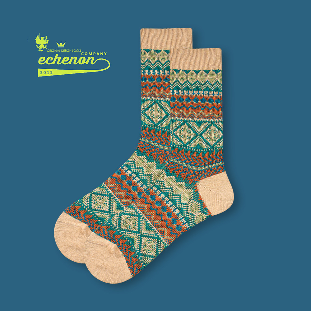 2024 Retro Ethnic Socks: Combed Cotton Sports & Fall Fashion - Image 10