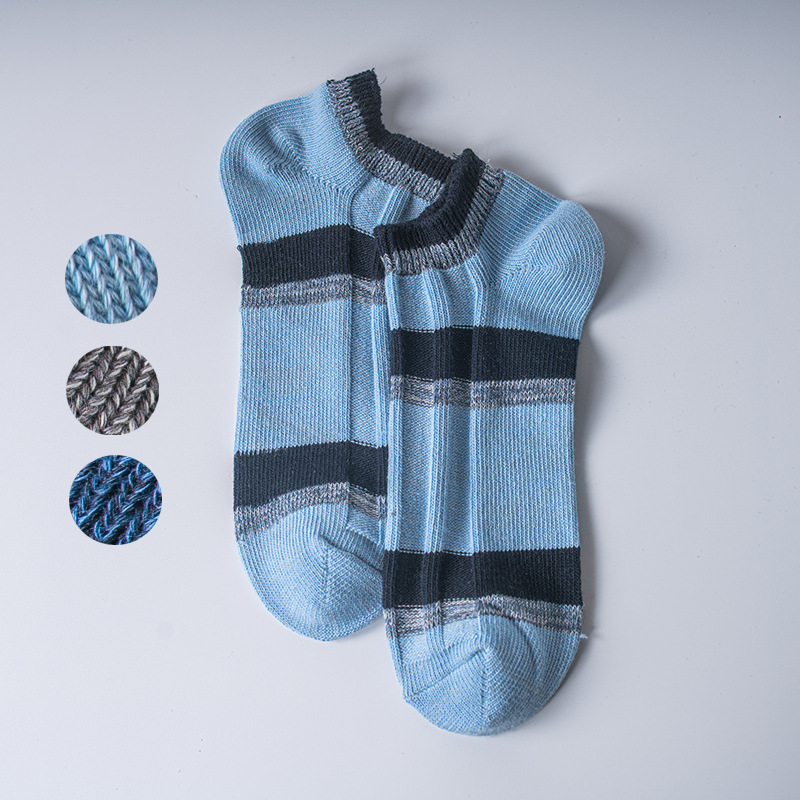 Men's Retro Ethnic Socks: Trendy Thick Cotton Needle Boat Socks - Image 5