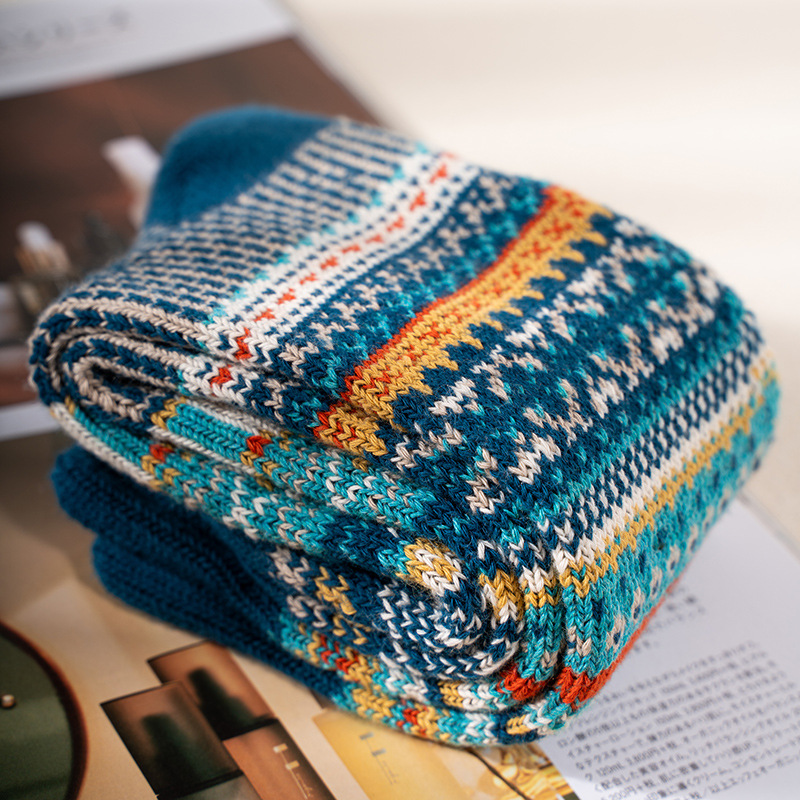 Men's Workwear Socks: Retro Red Wing Style, Combed Cotton, Mid-Calf - Image 4