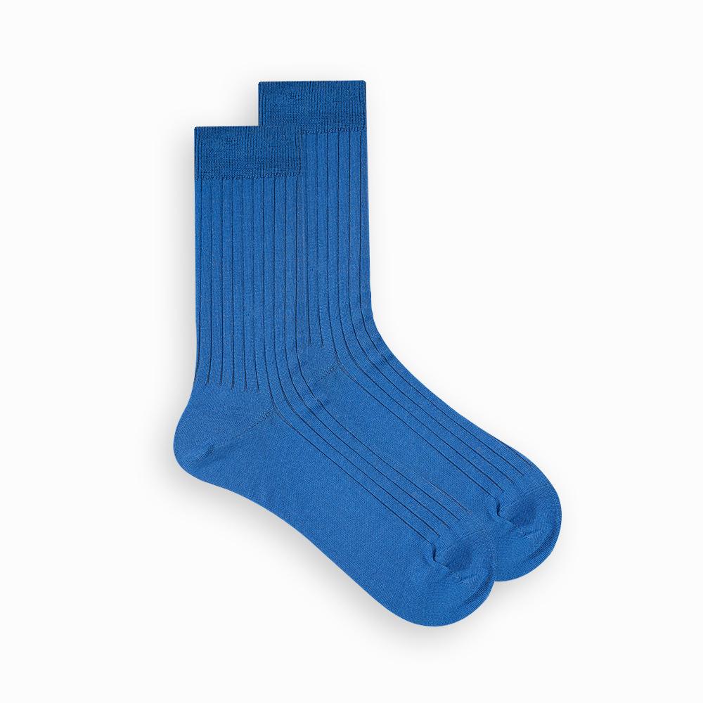 EChenon Men's Thin Cotton Socks: 60 Double Mercerized Casual Tube Socks - Image 10