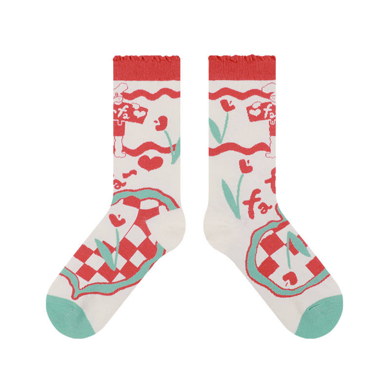 Himiya Rabbit Socks: Cute Korean Style Women's Ankle Socks - Image 6