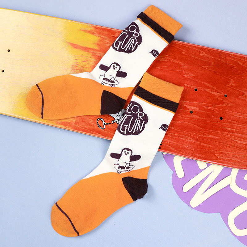 Penguin Socks Women: Cute Winter Mid-Calf Combed Cotton 2025 - Image 4